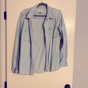 XL chambray Target top